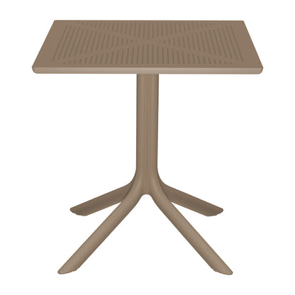 Τραπεζαρία Groovy Zoi Σετ 3 Τεμ Cappuccino PP 60x60x76