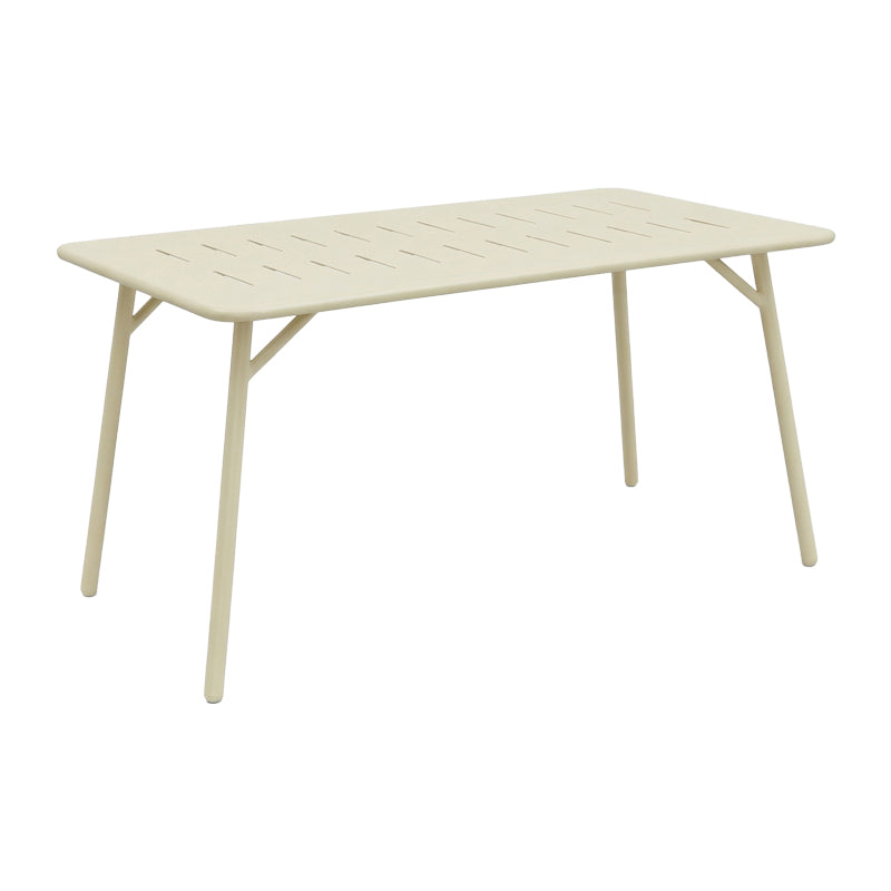 Τραπεζαρία Moraja-Deraby Σετ 5 Τεμ Κρεμ Μέταλλο 140x80x72