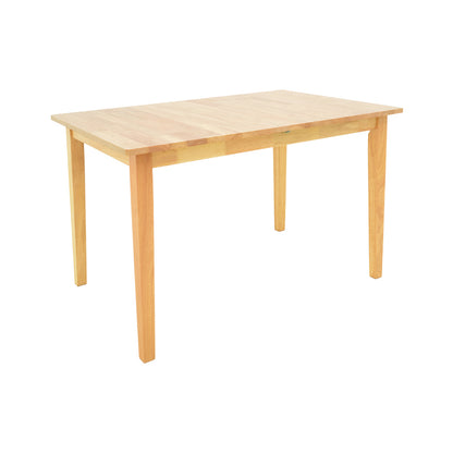 Τραπεζαρία Dallan-Country 5 Τεμ σε Φυσική Απόχρωση Rubberwood 120-150x80x74