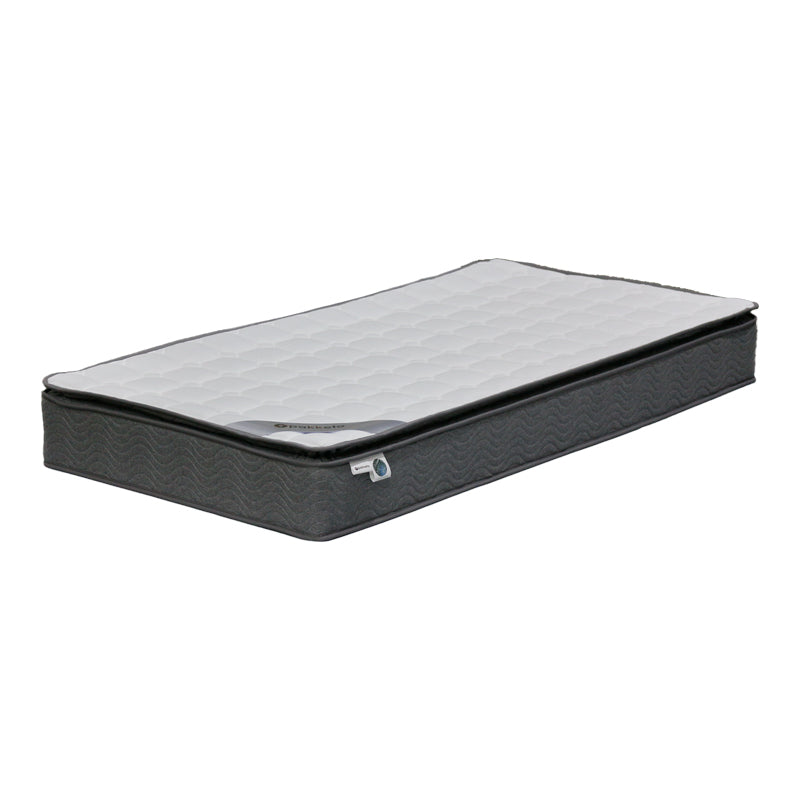 Bed with Mattress Mago-Perfecto Anthracite Fabric 100x200cm