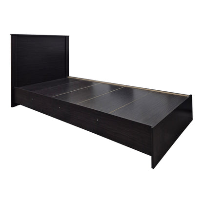 Bed with Mattress Athos-Sleepy Wenge 90x190cm