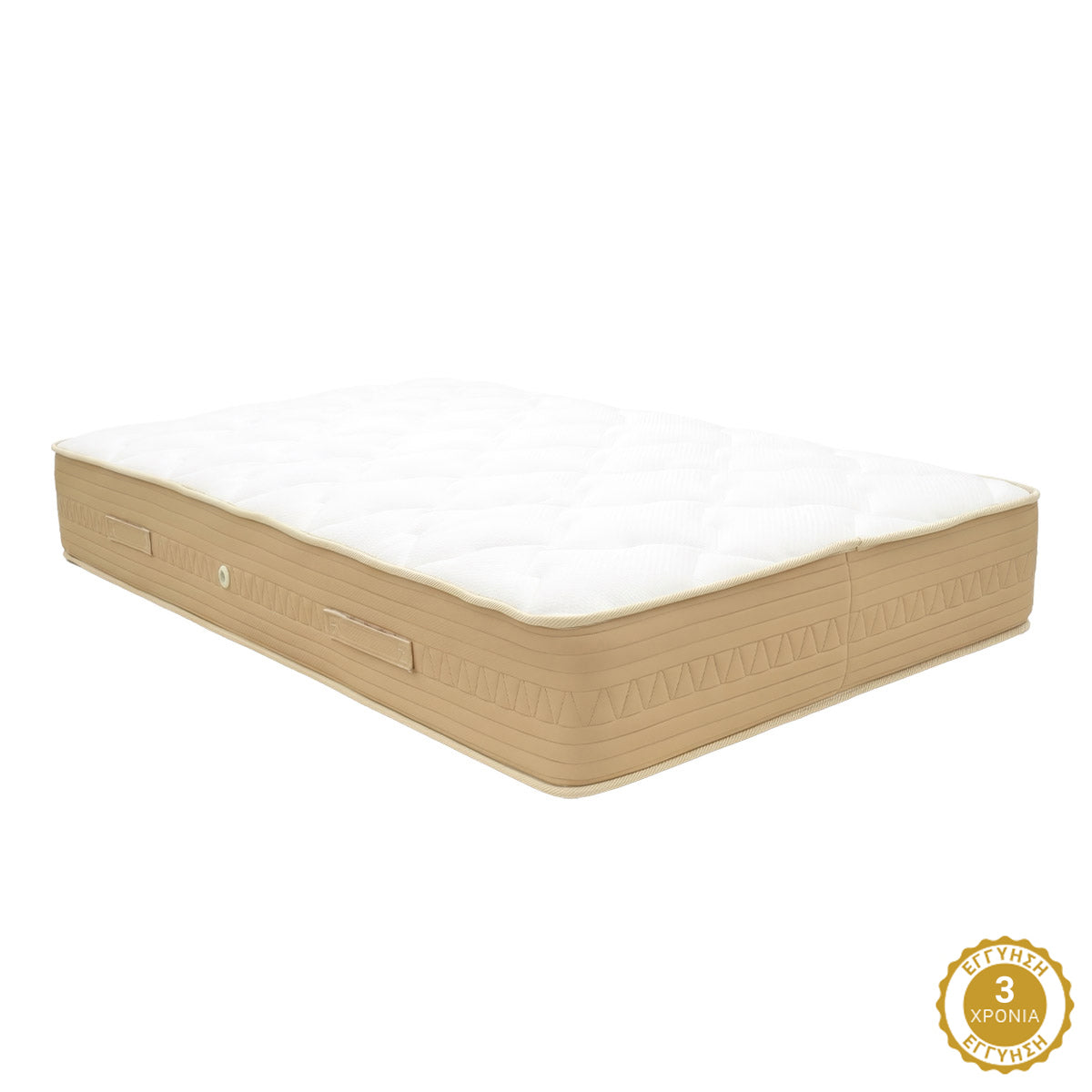 Κρεβάτι με Στρώμα Athos-Sleepy Λευκό 160x200εκ