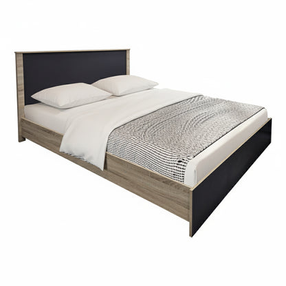Κρεβάτι με Στρώμα Athos-Sleepy Sonoma Ανθρακί 160x200εκ