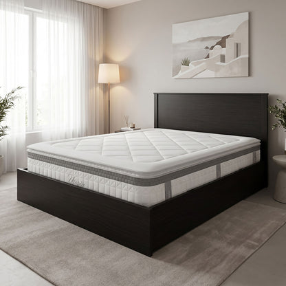 Bed with Mattress Athos-Utopia Wenge 160x200cm