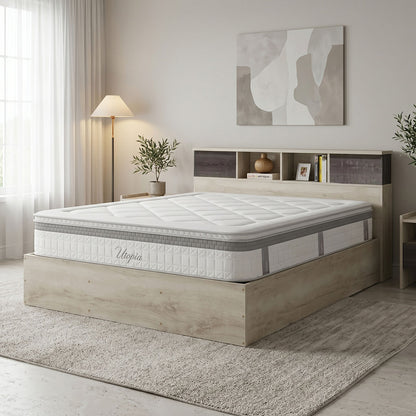 Bed with Mattress Olympus-Utopia Castillo Toro 160x200cm