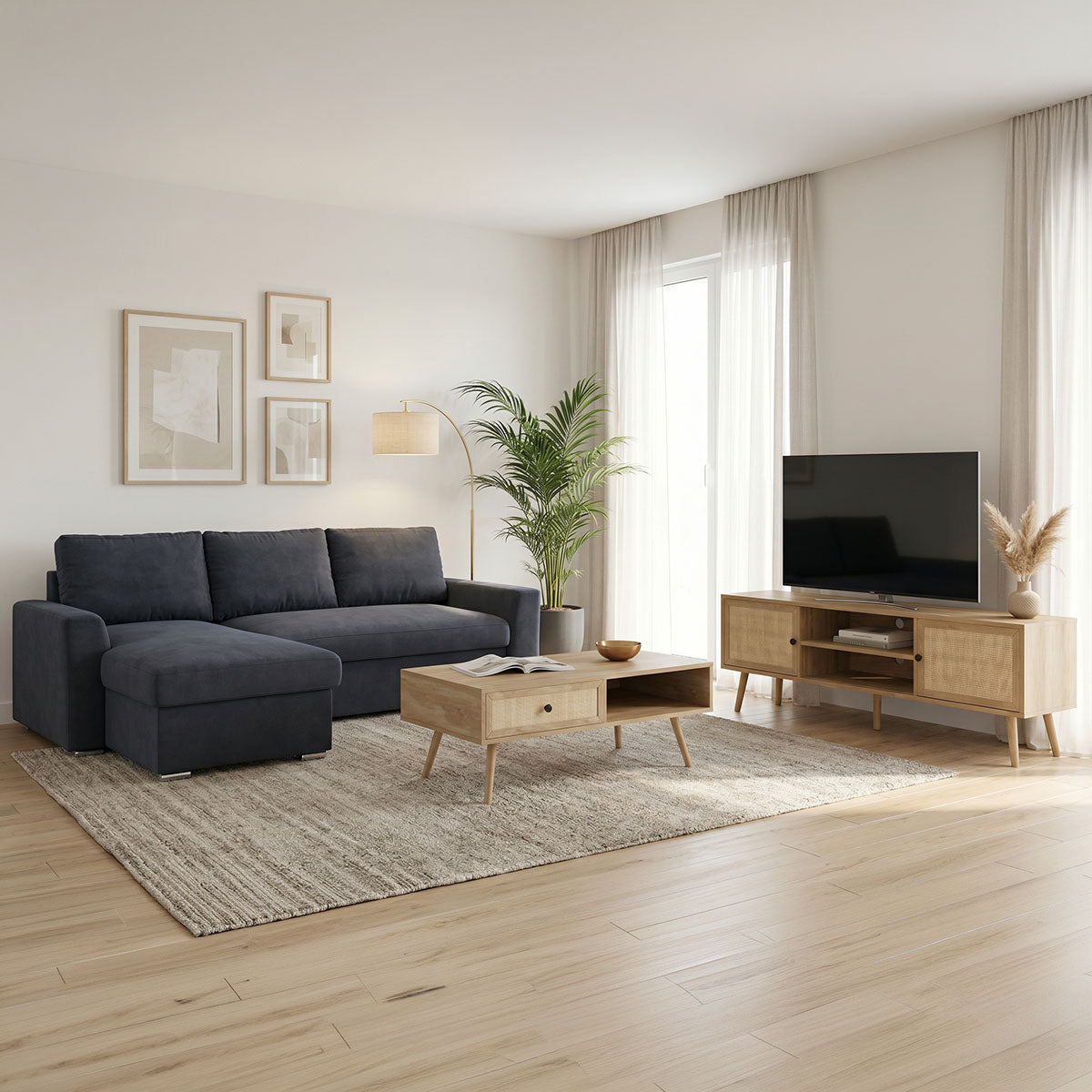 Student Furniture Package Flux Living Room Set 3 Pcs