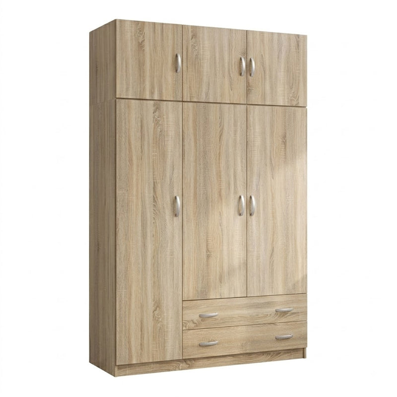 Ντουλάπα Τρίφυλλη με Πατάρι Alvia Sonoma 150x51x240