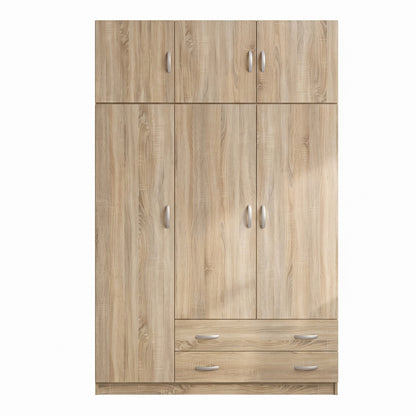 Ντουλάπα Τρίφυλλη με Πατάρι Alvia Sonoma 150x51x240