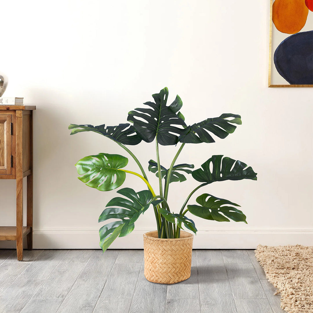 MONSTERA 20001 Τεχνητό Διακοσμητικό Φυτό Μονστέρα Υ85cm