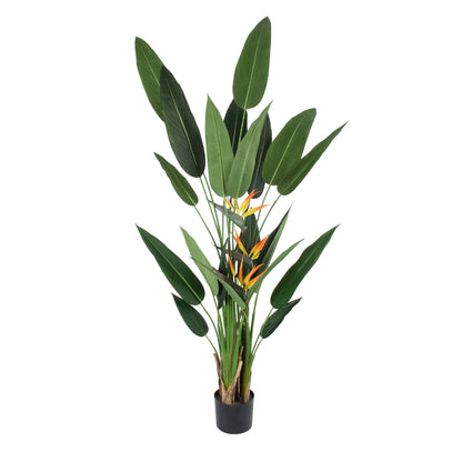 STRELITZIA REGINAE 20033 Τεχνητό Διακοσμητικό Φυτό Στρελίτσια - Πουλί του Παραδείσου Υ180cm