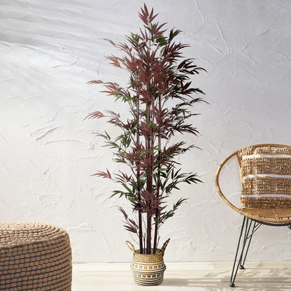 BLOODLEAF BAMBOO 20039 Τεχνητό Διακοσμητικό Φυτό Αιματόφυλλο Μπαμπού Υ170cm