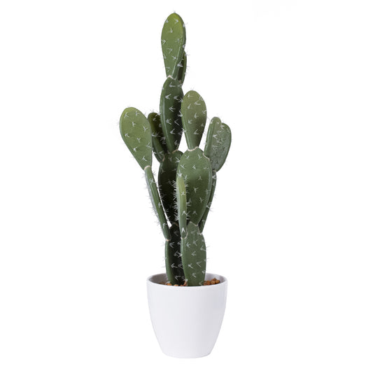 OPUNTIA FICUS-INDICA CACTUS 20096 Τεχνητό Διακοσμητικό Φυτό Κάκτος Φραγκοσυκιά Υ60cm