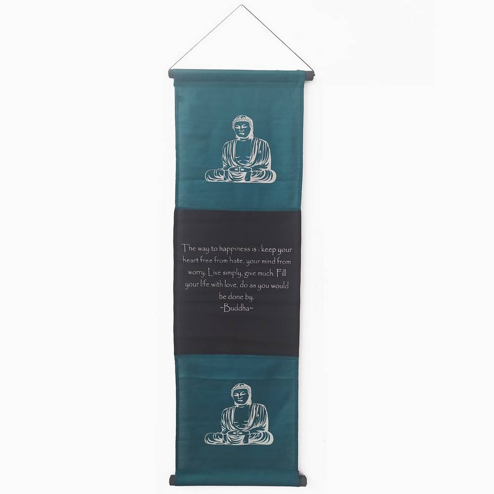 Διακοσμητικό Τοίχου Καδράκι με Όμορφα Χρώματα και Μοντέρνα Σχέδια Τυρκουάζ 37x119εκ