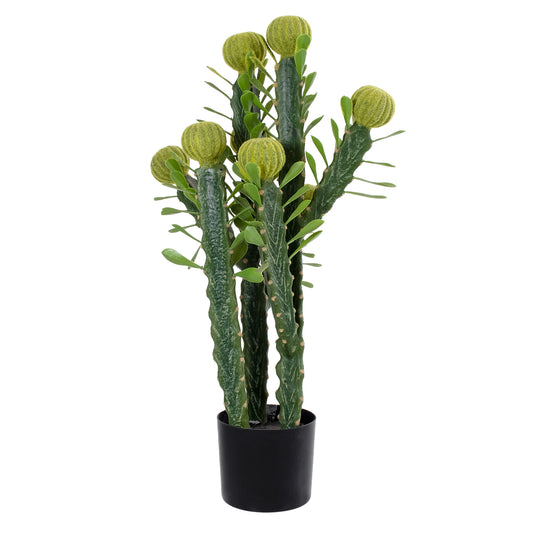 CEREUS JAMACARU CACTUS 20192 Τεχνητό Διακοσμητικό Φυτό Κάκτος Κηρίος Υ80cm