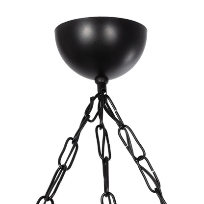 STARLO 201-0006 Vintage Κρεμαστό Φωτιστικό Οροφής με Ντουί 3 x E27 AC 220-240V IP20 - Μπεζ, Μαύρο & Χάλκινο - Μ50 x Π16 x Υ23