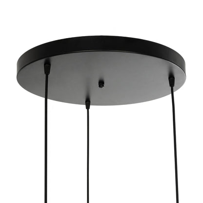 SPARKIO 201-0025 Vintage Κρεμαστό Φωτιστικό Οροφής με Ντουί 3 x E27 AC 220-240V IP20 - Μαύρο & Χρυσό - Μ36 x Π36 x Υ62