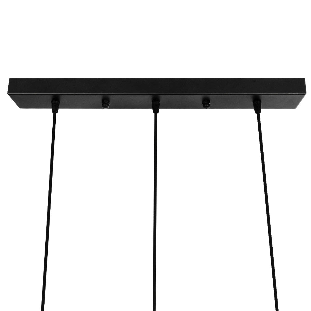 GLIND 201-0082 Vintage Κρεμαστό Φωτιστικό Οροφής με Ντουί 3 x E27 AC 220-240V IP20 - Μαύρο - Μ55 x Π25 x Υ70