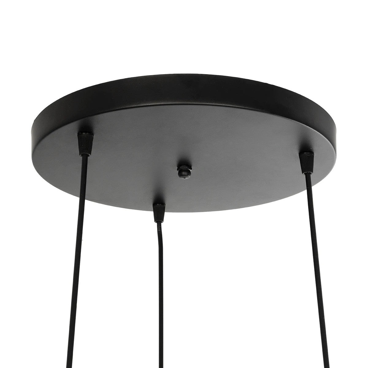 EMBER 201-0102 Vintage Κρεμαστό Φωτιστικό Οροφής με Ντουί 3 x E27 AC 220-240V IP20 - Καφέ & Μαύρο - Μ50 x Π50 x Υ70