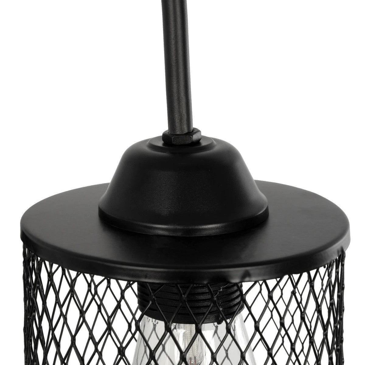 HANDANG 201-0123 Vintage Φωτιστικό Τοίχου - Απλίκα με Ντουί 1 x E27 AC 220-240V IP20 - Μαύρο - Μ12 x Π24 x Υ34