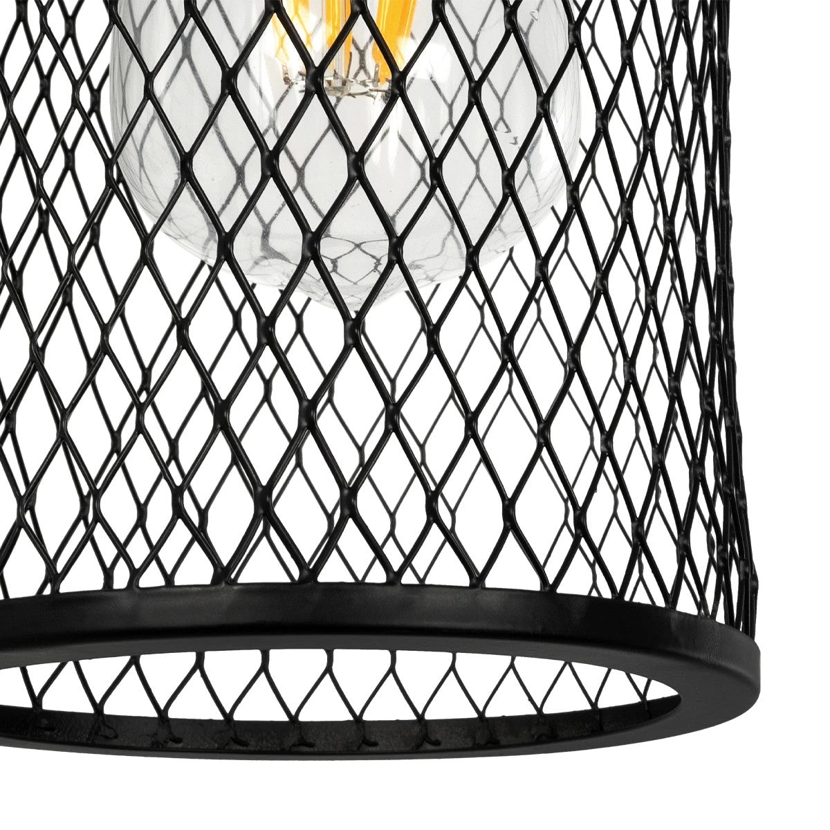 HANDANG 201-0123 Vintage Φωτιστικό Τοίχου - Απλίκα με Ντουί 1 x E27 AC 220-240V IP20 - Μαύρο - Μ12 x Π24 x Υ34