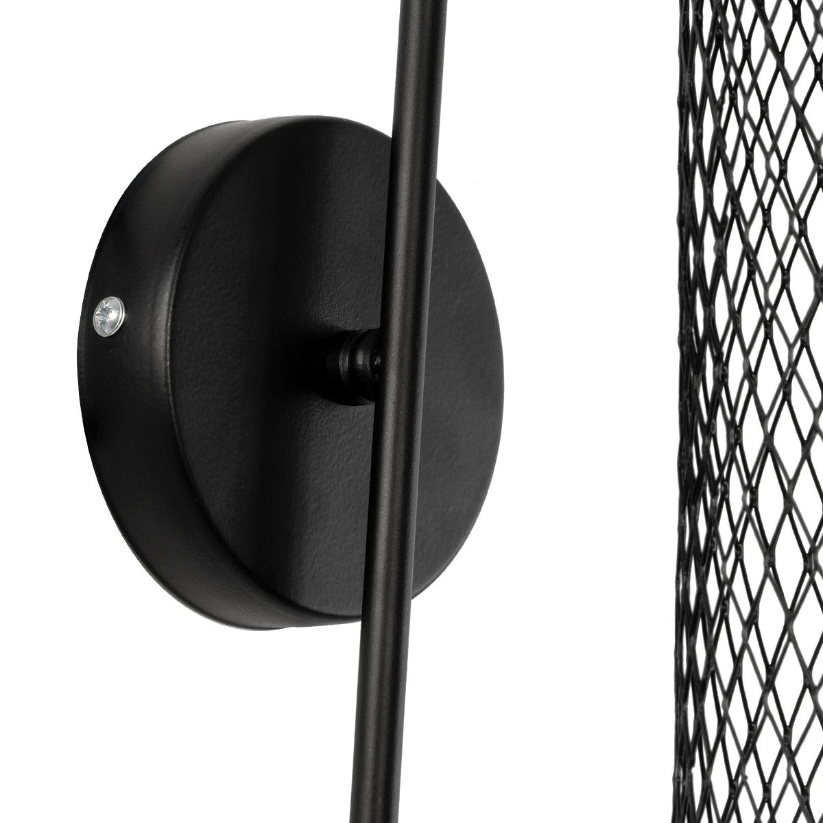 HANDANG 201-0123 Vintage Φωτιστικό Τοίχου - Απλίκα με Ντουί 1 x E27 AC 220-240V IP20 - Μαύρο - Μ12 x Π24 x Υ34