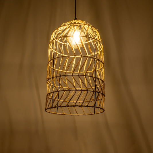 NETI 205-0025 Boho Κρεμαστό Φωτιστικό Οροφής με Ντουί 1 x E27 AC 220-240V IP20 - Μπεζ - M35 x Π35 x Υ63