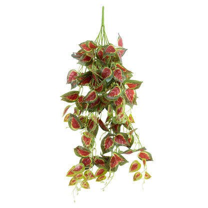 COLEUS HANGING BRANCH 20255 Τεχνητό Διακοσμητικό Κρεμαστό Φυτό Κολέος Υ90cm