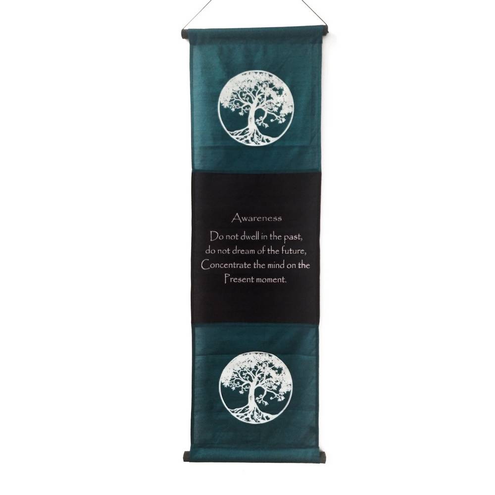 Διακοσμητικό Τοίχου Καδράκι με Όμορφα Χρώματα και Μοντέρνα Σχέδια Τυρκουάζ 37x119εκ