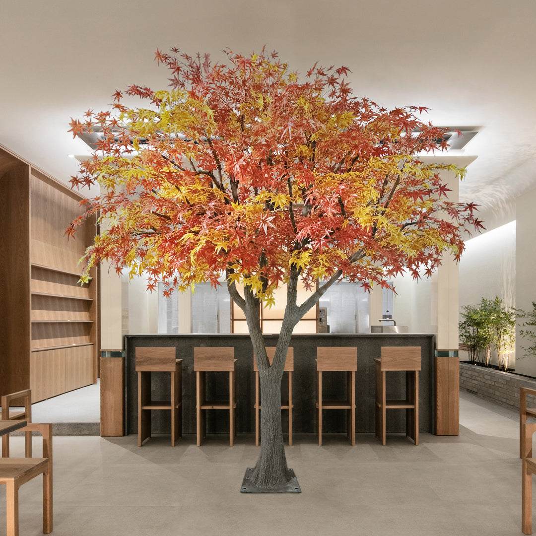 AUTUMN MAPLE TREE 20360 Τεχνητό Διακοσμητικό Δέντρο Φθινοπωρινός Σφένδαμος Υ350cm