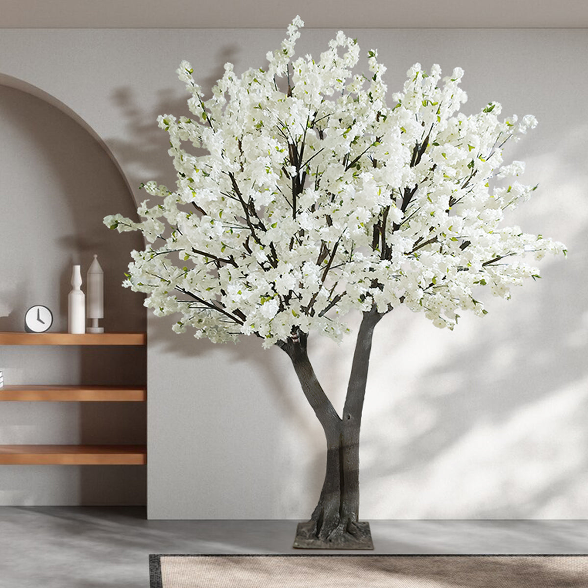 BIANCA CHERRY BLOSSOM TREE 20362 Τεχνητό Διακοσμητικό Δέντρο Λευκό Άνθος Κερασιάς Υ350cm