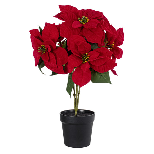 CHRISTMASS FLOWER EUPHORBIA 20365 Τεχνητό Διακοσμητικό Χριστουγεννιάτικο Λουλούδι Αλεξανδρινό Υ49cm