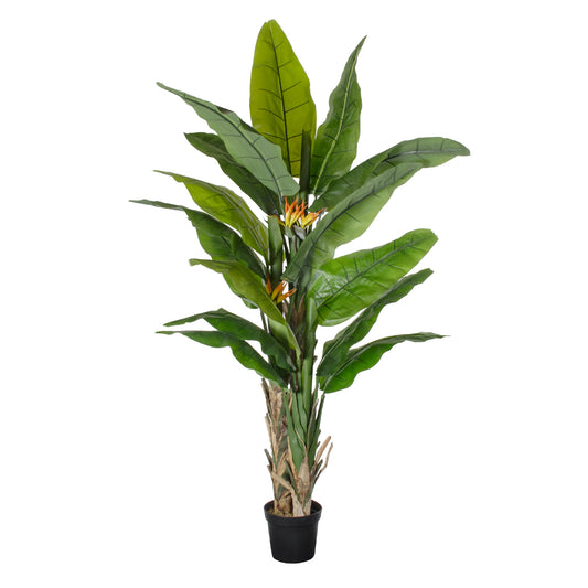 BANANA STRELITZIA REGINAE 20381 Τεχνητό Διακοσμητικό Φυτό Μπανανιά - Στρελίτσια - Πουλί του Παραδείσου Υ230cm