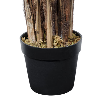 BROADLEAF LADY PALM TREE 20385 Τεχνητό Διακοσμητικό Φυτό Πλατύφυλλος Φοίνικας Μπαμπού Υ200cm