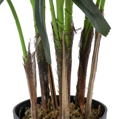 BROADLEAF LADY PALM TREE 20386 Τεχνητό Διακοσμητικό Φυτό Πλατύφυλλος Φοίνικας Μπαμπού Υ120cm