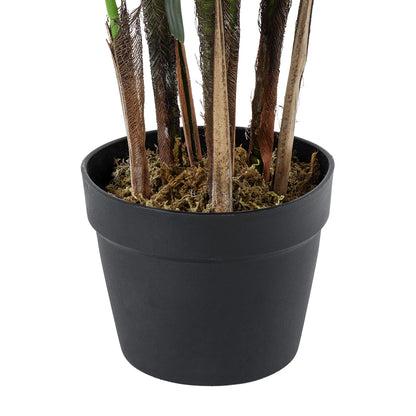 BROADLEAF LADY PALM TREE 20386 Τεχνητό Διακοσμητικό Φυτό Πλατύφυλλος Φοίνικας Μπαμπού Υ120cm