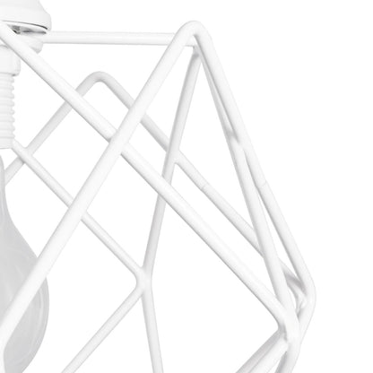 VORTEX 203-0001 Μοντέρνο Κρεμαστό Φωτιστικό Οροφής με Ντουί 1 x E27 AC 220-240V IP20 - Λευκό - Μ23.5 x Π23.5 x Υ20