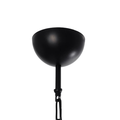 GATSBY 203-0007 Vintage Κρεμαστό Φωτιστικό Σχοινί Μονόφωτο 1 x E27 IP20 Μαύρο Μέταλλο με Μπεζ Σχοινί - Μ25 x Π25 x Υ55cm