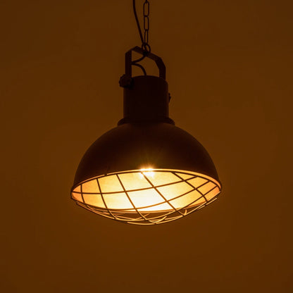 SIERRA 203-0011 Vintage Κρεμαστό Φωτιστικό Οροφής με Ντουί 1 x E27 AC 220-240V IP20 - Μαύρο & Χρυσό - Μ30 x Π30 x Υ40