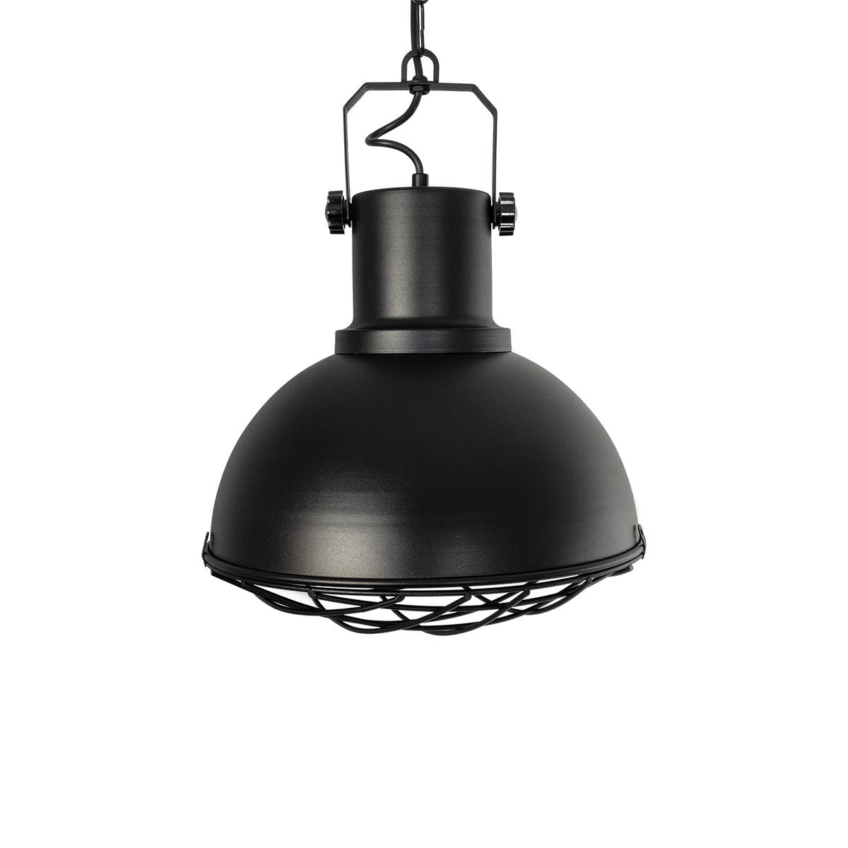 SIERRA 203-0011 Vintage Κρεμαστό Φωτιστικό Οροφής με Ντουί 1 x E27 AC 220-240V IP20 - Μαύρο & Χρυσό - Μ30 x Π30 x Υ40