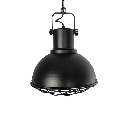 SIERRA 203-0011 Vintage Κρεμαστό Φωτιστικό Οροφής με Ντουί 1 x E27 AC 220-240V IP20 - Μαύρο & Χρυσό - Μ30 x Π30 x Υ40