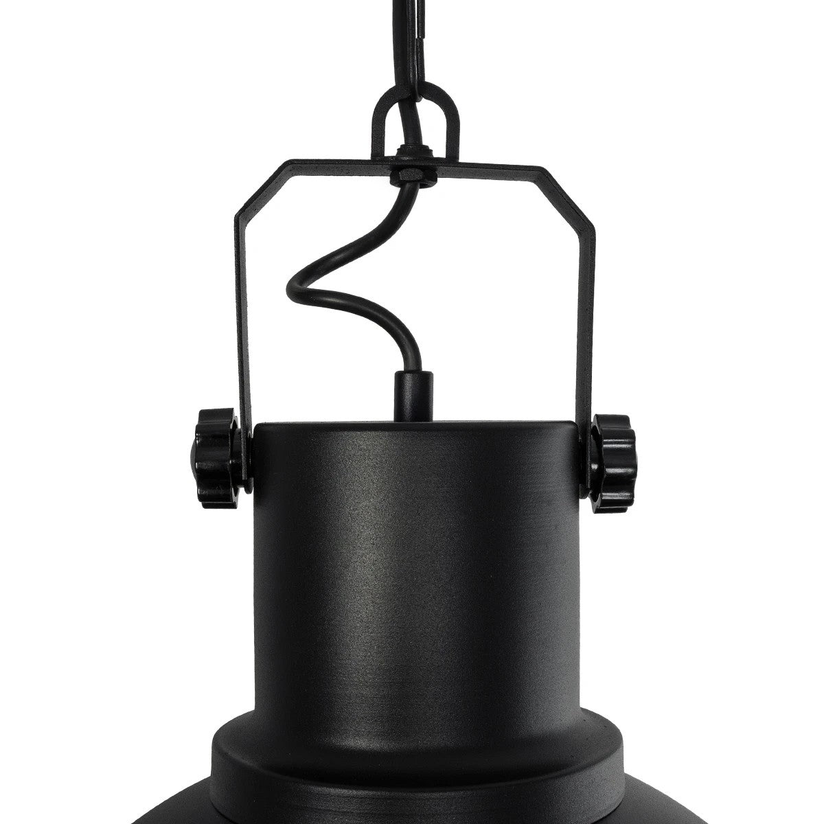 SIERRA 203-0011 Vintage Κρεμαστό Φωτιστικό Οροφής με Ντουί 1 x E27 AC 220-240V IP20 - Μαύρο & Χρυσό - Μ30 x Π30 x Υ40