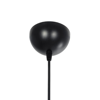 ARCWIRE 203-0015 Μοντέρνο Κρεμαστό Φωτιστικό Πλέγμα Μονόφωτο 1 x E27 IP20 Μαύρο Σύρμα - Μ24 x Π24 x Υ90cm