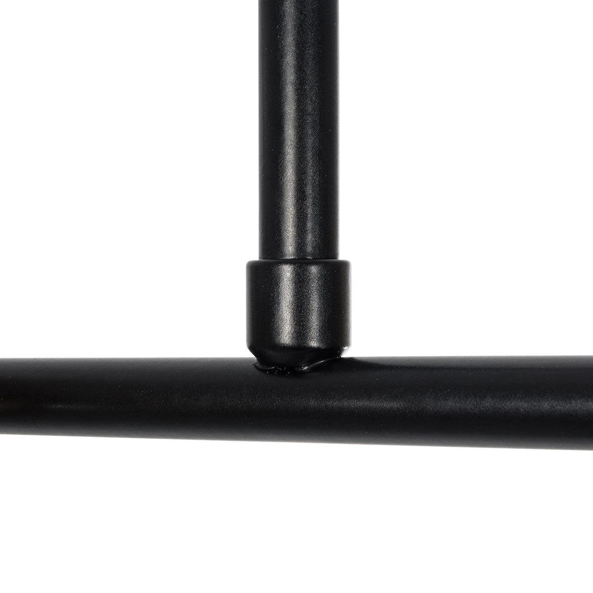 LATTICE 203-0017 Μοντέρνο Φωτιστικό Οροφής Ράγα Πολύφωτο 6 x E27 IP20 Μαύρο & Μπρούτζινο Μέταλλο με Μελί Γυαλί - Μ120 x Π35 x Υ61cm