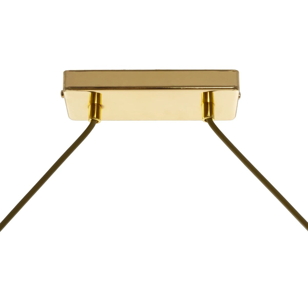 LATTICE 203-0019 Μοντέρνο Φωτιστικό Οροφής Ράγα Πολύφωτο 4 x E27 IP20 Χρυσό Μέταλλο με Μελί Γυαλί - Μ78 x Π35 x Υ62cm