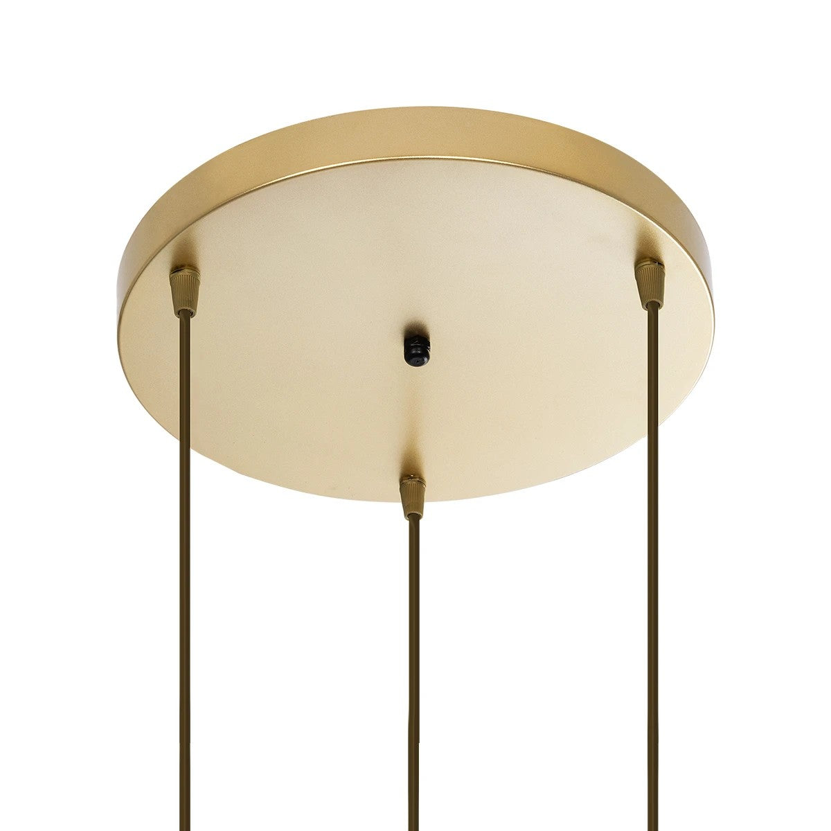 YASAM 203-0024 Vintage Κρεμαστό Φωτιστικό Οροφής με Ντουί 3 x E27 AC 220-240V IP20 - Μπεζ & Χρυσό - Μ42 x Π42 x Υ54