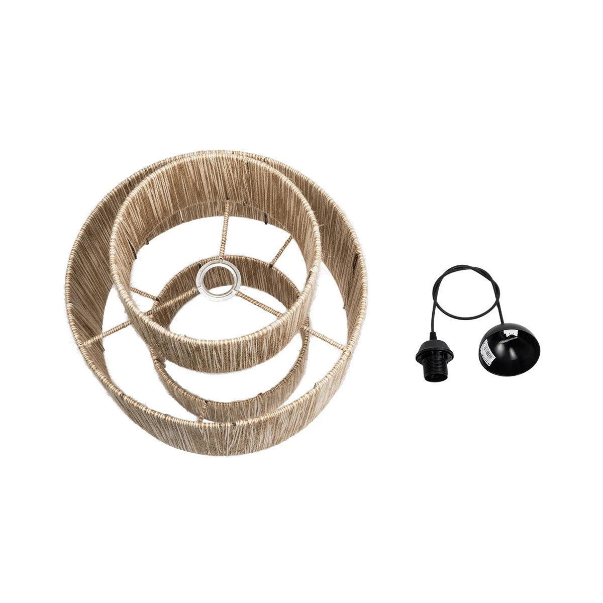 SALTO 203-0037 Boho Κρεμαστό Φωτιστικό Οροφής με Ντουί 1 x E27 AC 220-240V IP20 - Μπεζ - M40 x Π40 x Υ42