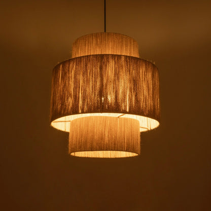 SALTO 203-0037 Boho Κρεμαστό Φωτιστικό Οροφής με Ντουί 1 x E27 AC 220-240V IP20 - Μπεζ - M40 x Π40 x Υ42