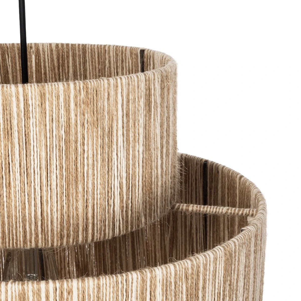 SALTO 203-0037 Boho Κρεμαστό Φωτιστικό Οροφής με Ντουί 1 x E27 AC 220-240V IP20 - Μπεζ - M40 x Π40 x Υ42