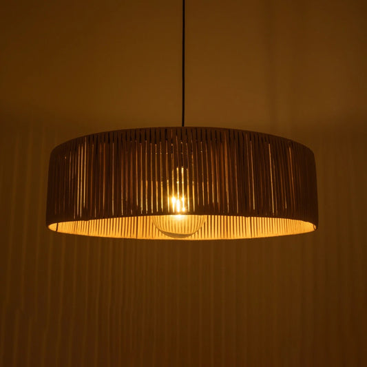 KYCLOS 203-0044 Boho Κρεμαστό Φωτιστικό Οροφής με Ντουί 1 x E27 AC 220-240V IP20 - Μπεζ - M55 x Π55 x Υ20