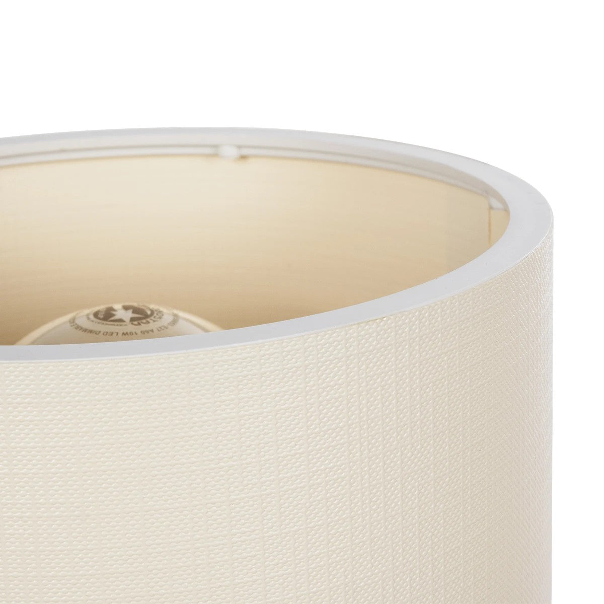 CUP 203-0052 Vintage Επιτραπέζιο Φωτιστικό Μονόφωτο 1 x E27 IP20 Καρυδί Ξύλο Με Λευκό Καπέλο- Μ28 x Π20 x Υ28cm